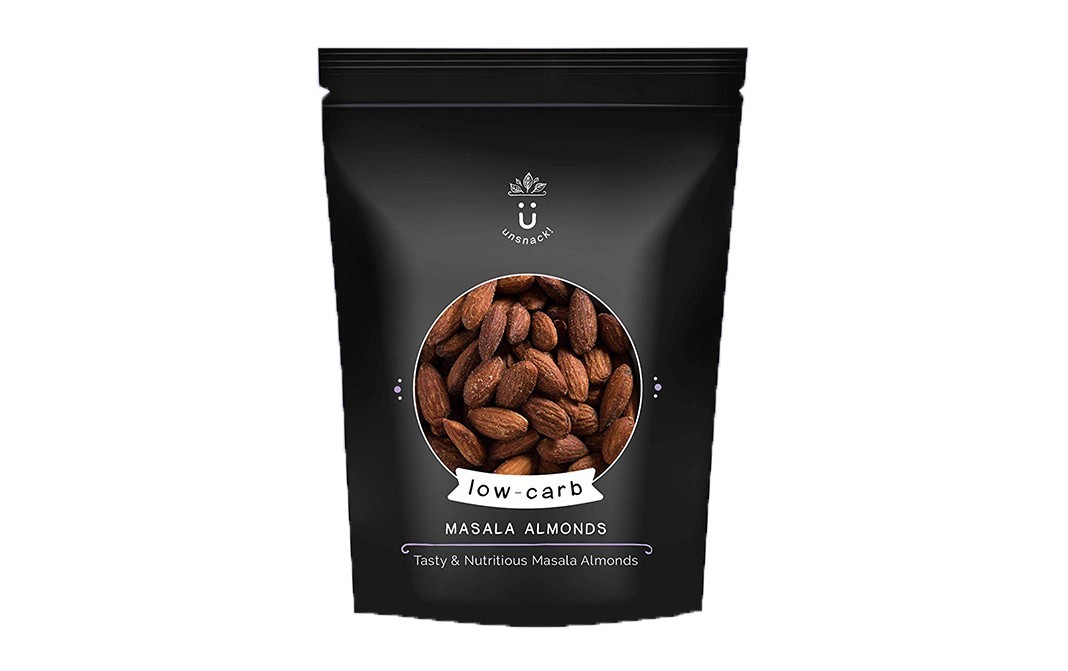 Unsnack Low-Carb Masala Almonds    Pack  50 grams